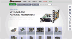 Desktop Screenshot of meridian-tech.com